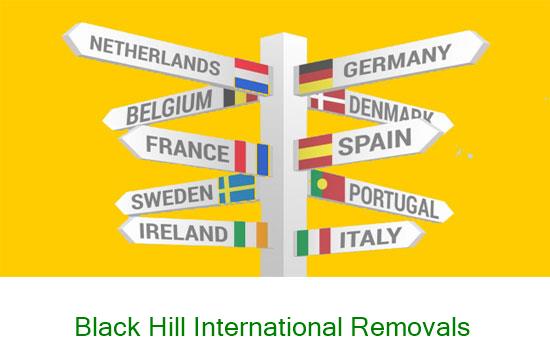 Black Hill international removal company